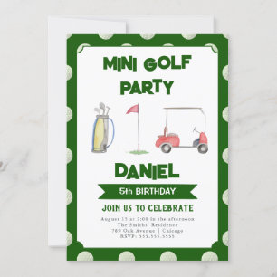 Golf Birthday Party Invitation Any Age