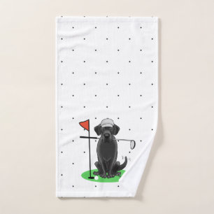 Golf Black Labrador Retriever Dog - mignonne