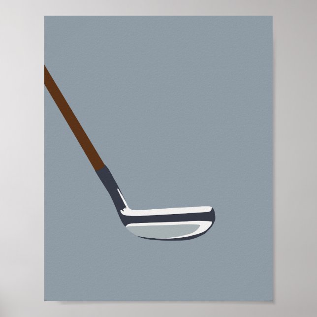 Golf Blue Poster (Front)