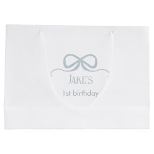 Golf bow party gift bag