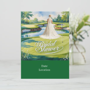 Golf Bridal Shower  Invitation