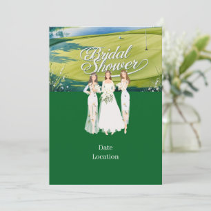 Golf Bridal Shower  Invitation