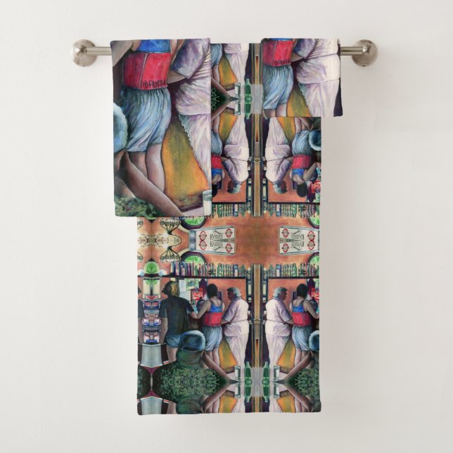 Golf Bufe, Budapest Bath Towel Set (Insitu)