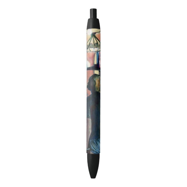 Golf Buffe, Budapest Black Ink Pen (Front Vertical)