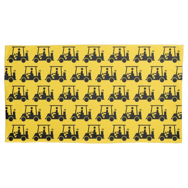 Golf Buggy Pillowcase (Front-Left)