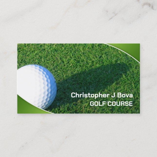 Golf Business Card (Front)