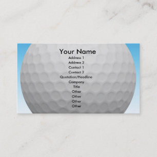 Golf Business Card