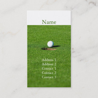 Golf business card