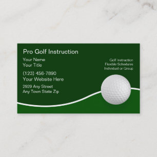 Golf Business Cards