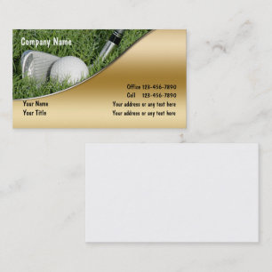 Golf Business Cards