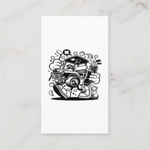 Golf Car Business Card