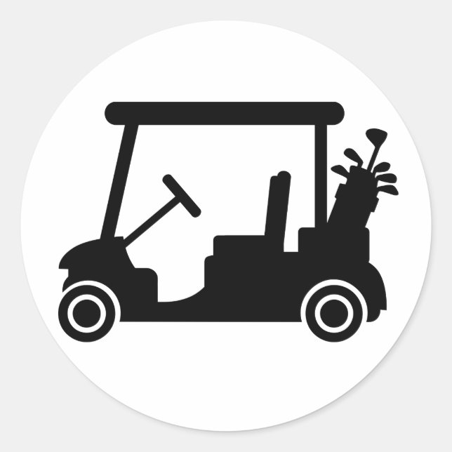 Golf car classic round sticker (Front)
