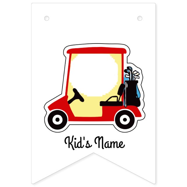 Golf cart bunting flags (First Flag)