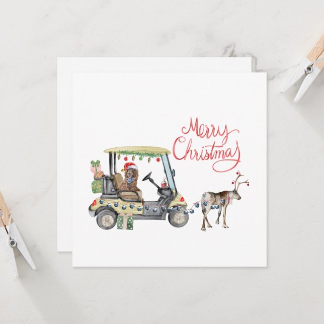 Golf Cart Christmas (Front/Back In Situ)