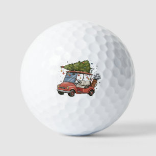 Golf Cart Christmas Tree Golf Lover Gift Golf Balls