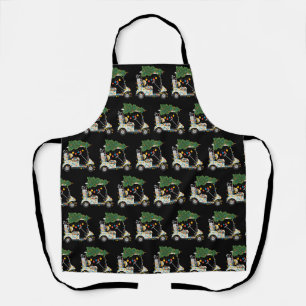 Golf Cart Christmas Tree Lights Xmas Sport Golfer  Apron