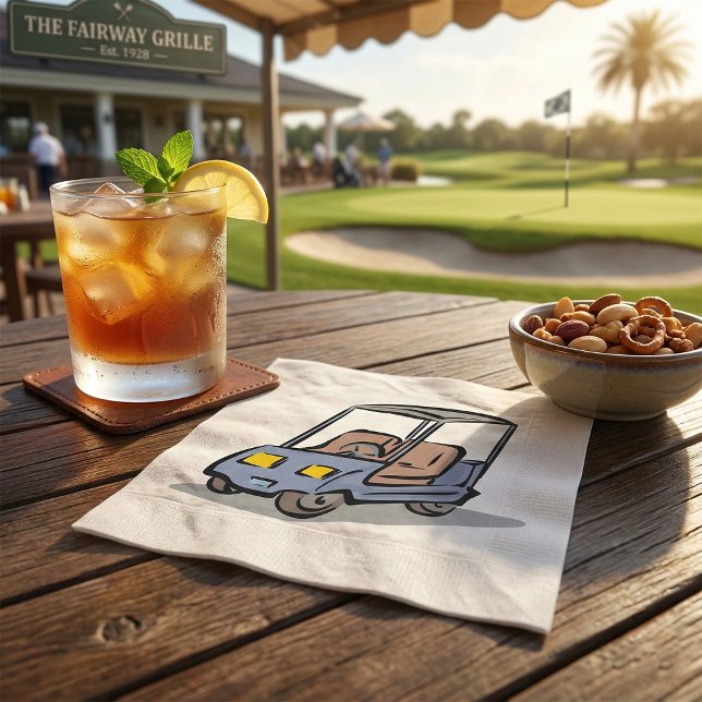 Golf Cart Fun Sports Vehicle Napkin (Creator Uploaded)