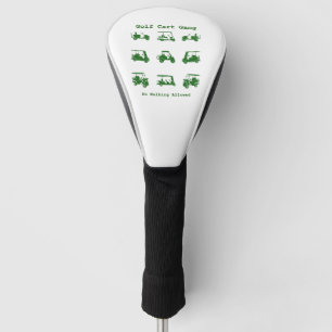 Golf Cart Gang Funny Golf Lover Gift Head Cover