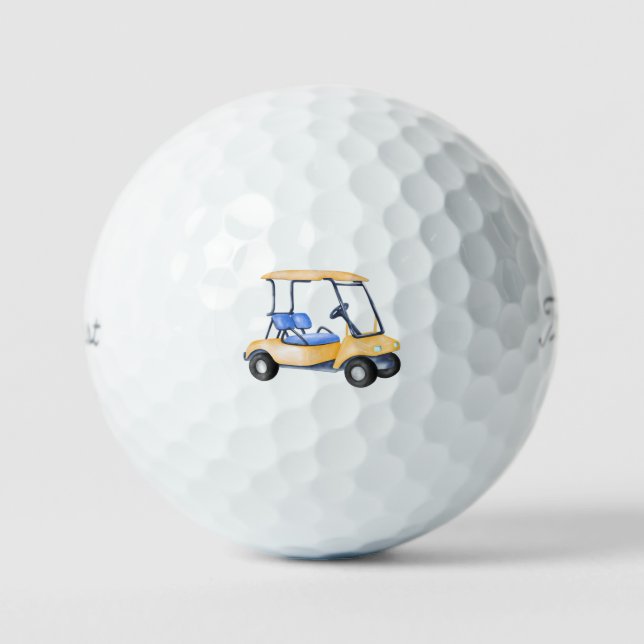 Golf Cart Golf Balls (Front)