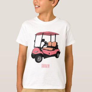 Golf cart / golf buggy cartoon illustration T-Shirt