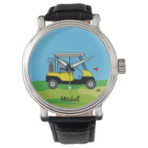 Golf Cart & Green Course Personalized