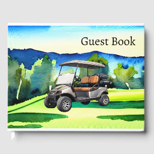 Golf Cart Guest book 