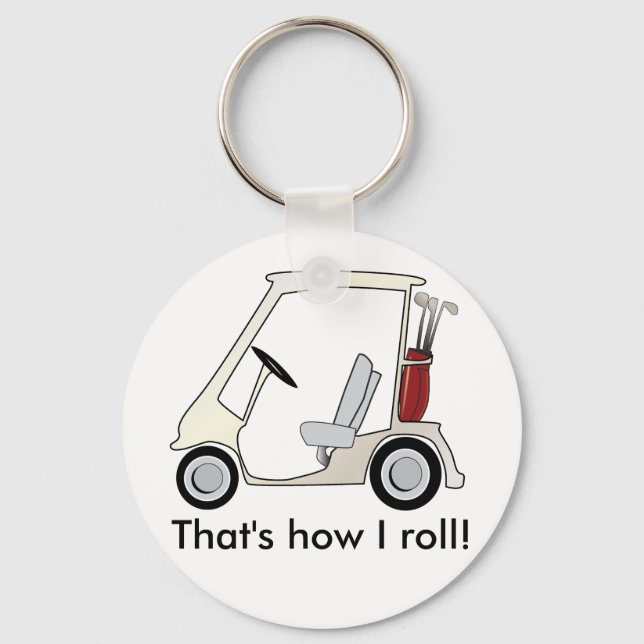 golf_cart keychain (Front)