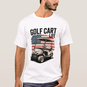 Golf Cart Life Husband Golfing Golfer Lover T-Shirt
