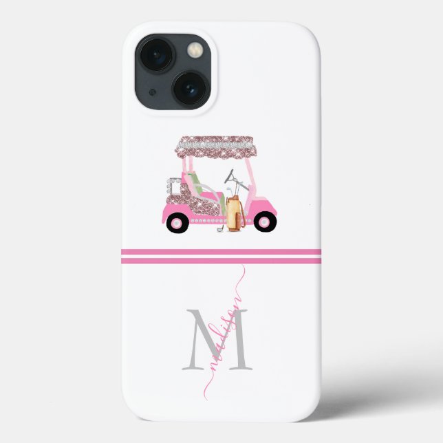 Golf Cart Personalized Name Case-Mate iPhone Case (Back)