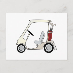 golf_cart postcard