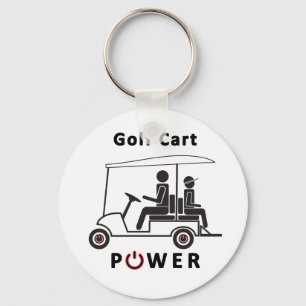 Golf Cart Power Keychain