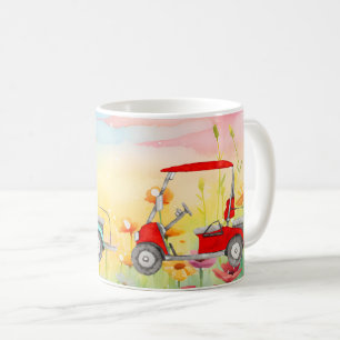 Golf Cart Watercolor  Coffee Mug