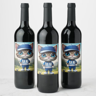 Golf Cat Wine Label