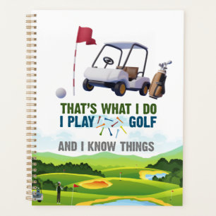 Golf Ce que je fais je joue au golf et je sais des