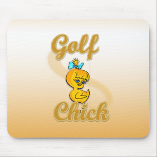 Golf  Chick Mouse Pad