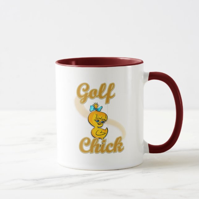 Golf  Chick Mug (Right)