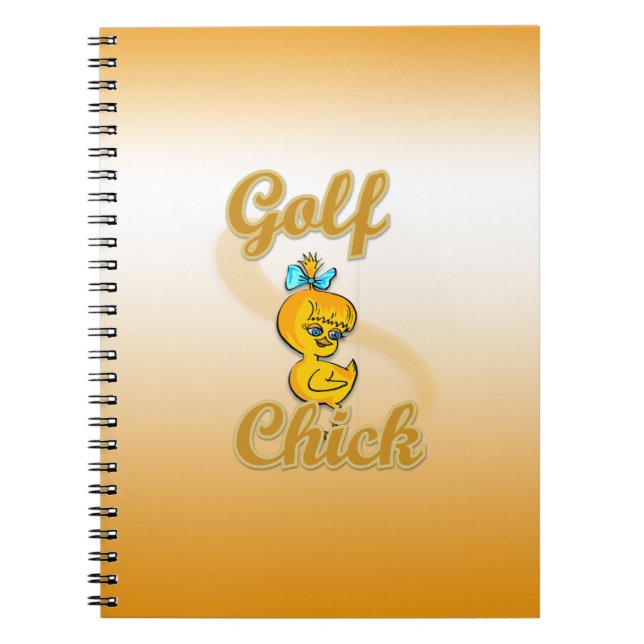 Golf  Chick Notebook (Front)