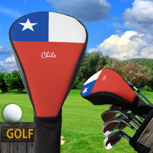 Golf Chile & Chilean Flag /Golf Clubs Covers