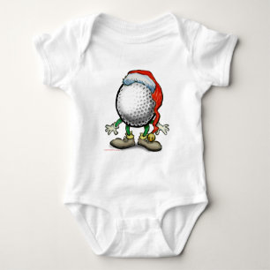 Golf Christmas Baby Bodysuit