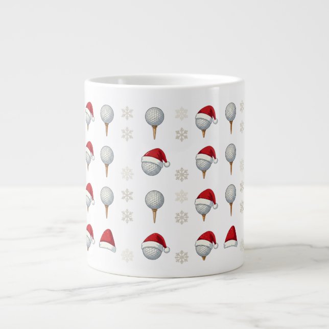 Golf Christmas Coffee Mug (Front)