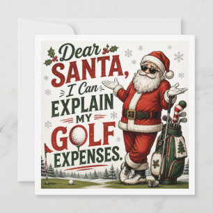 Golf Christmas Funny saying for Golfer