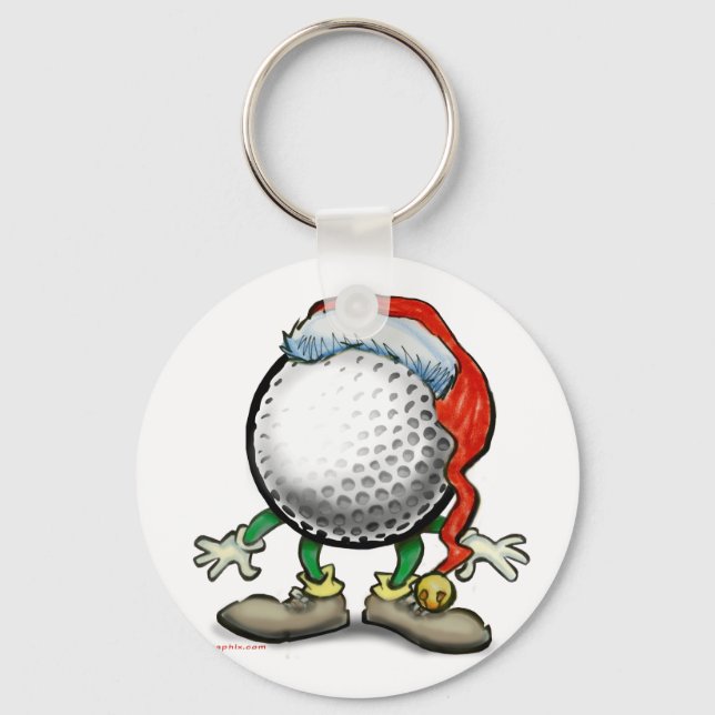 Golf Christmas Keychain (Front)
