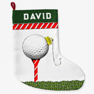 Golf Christmas Large Christmas Stocking