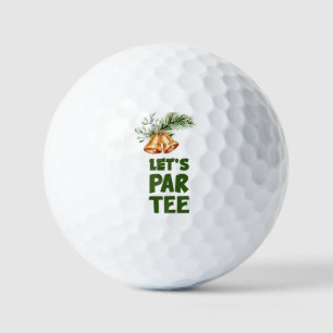 Golf Christmas Let Par tee for Golfer  Golf Balls