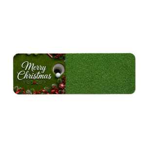 Golf Christmas on putting green