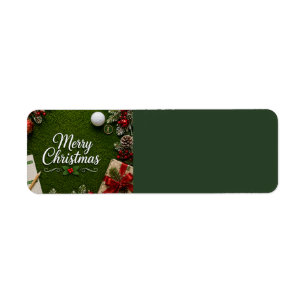 Golf Christmas on putting green