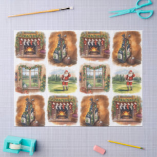 Golf Christmas Party with golf themed Tissue Paper