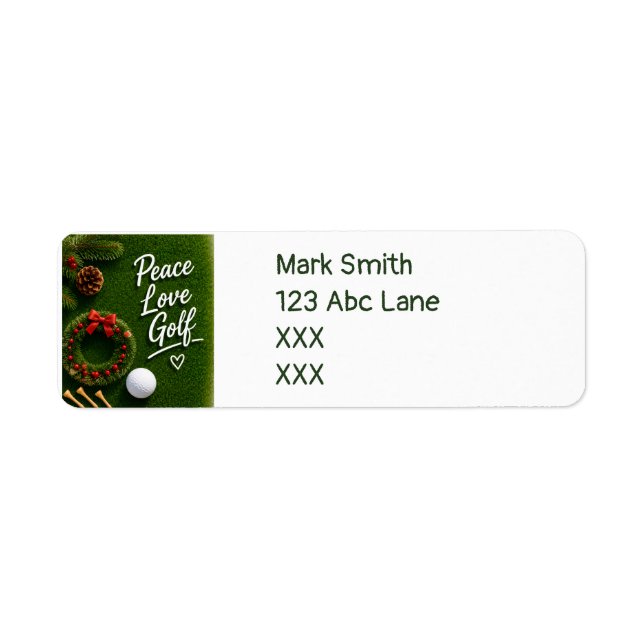 Golf Christmas themed (Front)