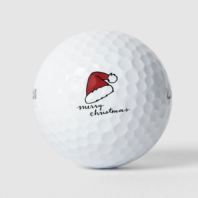 Golf Christmas themed for Golfer  Golf Balls (Front)