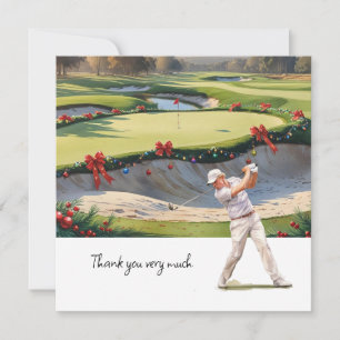 Golf Christmas themed for golfer thank you gifts